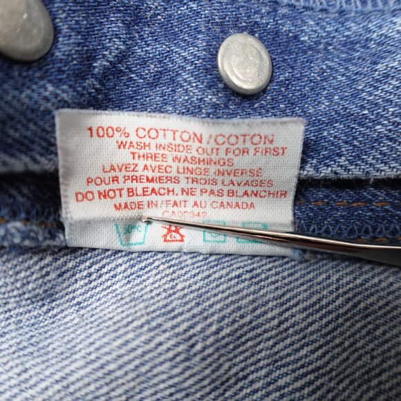 Vintage Levi's 501 Mom Jeans Women's 26x32 High Waist Tapered Leg 90s - Picture 5 of 14